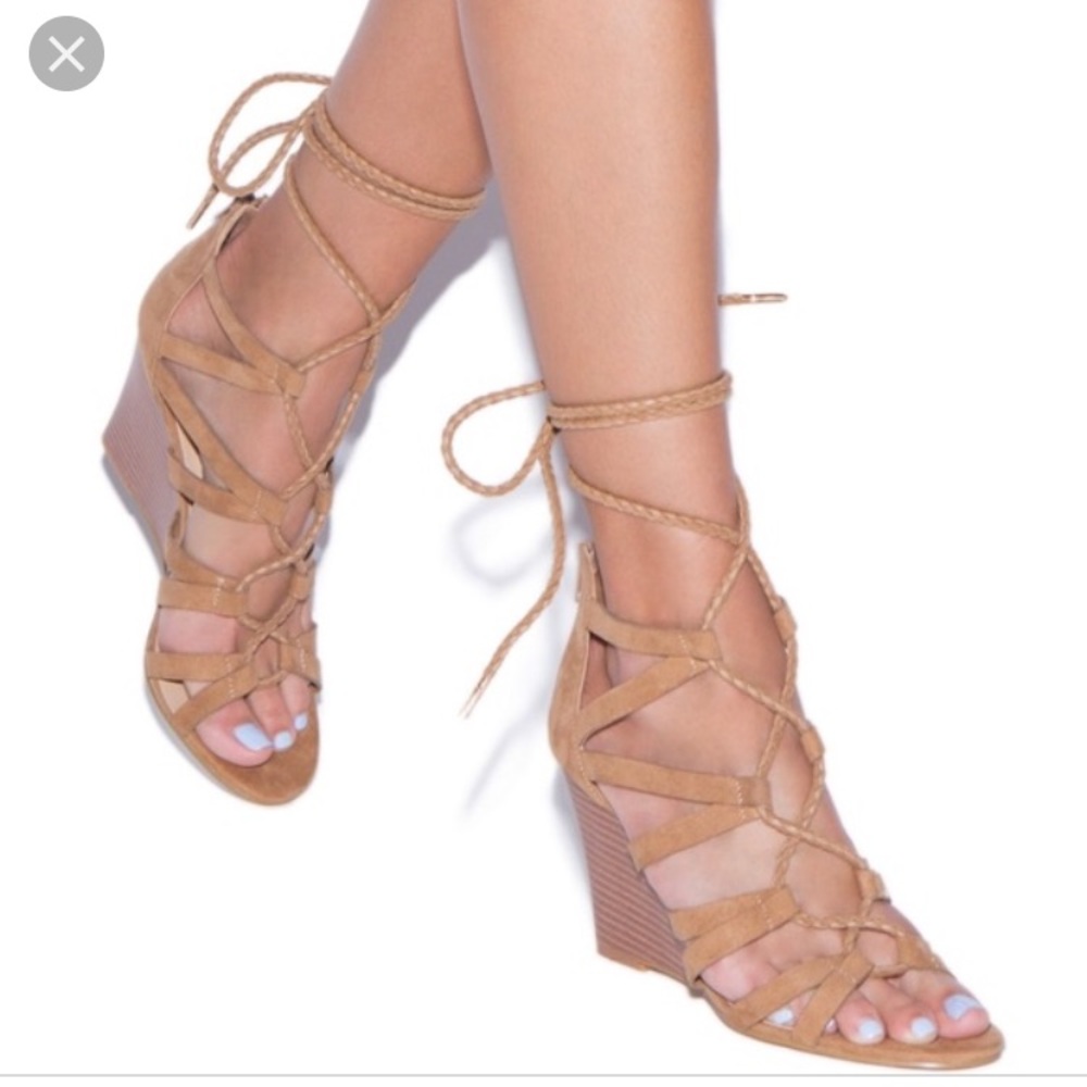 Tan Wedges
